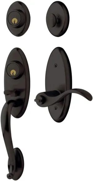 Baldwin Hardware 85345.102.2LH Handle Set