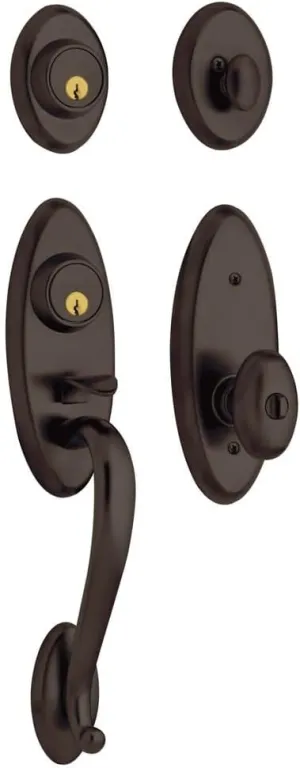 Baldwin Hardware 85345.112.2ENT Handle Set