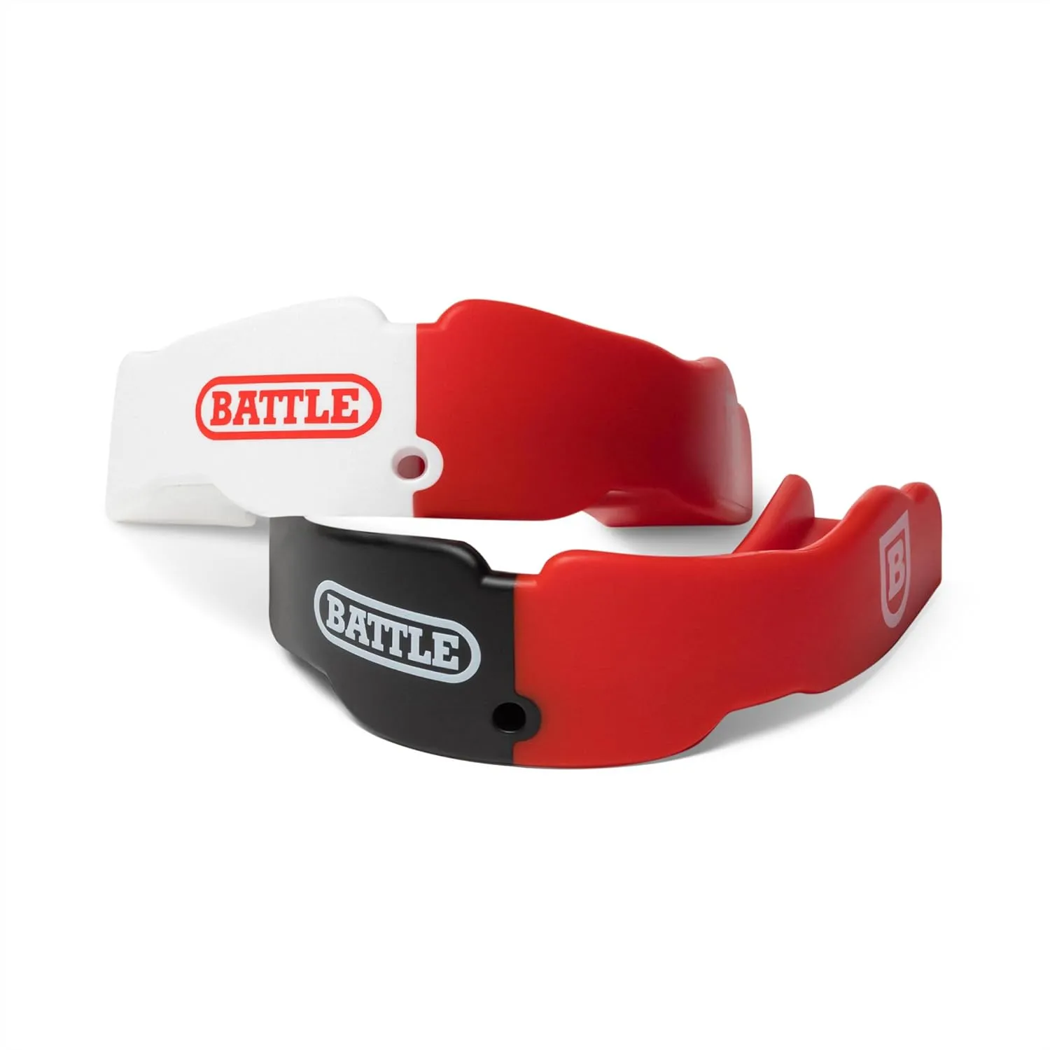 Battle Sports Fang Mouthguards 2-Pack – Football Protection for Youth & Adults – $35,000 Dental Warranty – Works with Braces