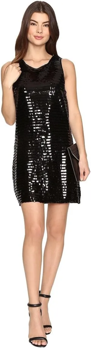 BB DAKOTA Women's Norland Fringe Sequin Dress