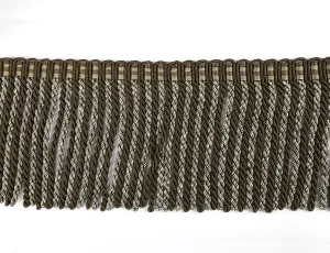 BEL AVENIR Curtain Fringes Bullion Fringe Trim 5 Yard x 5.9 Inches Fabric Trims Sewing DIY Decoration for Curtain Sofa Clothes - Dark Coffee