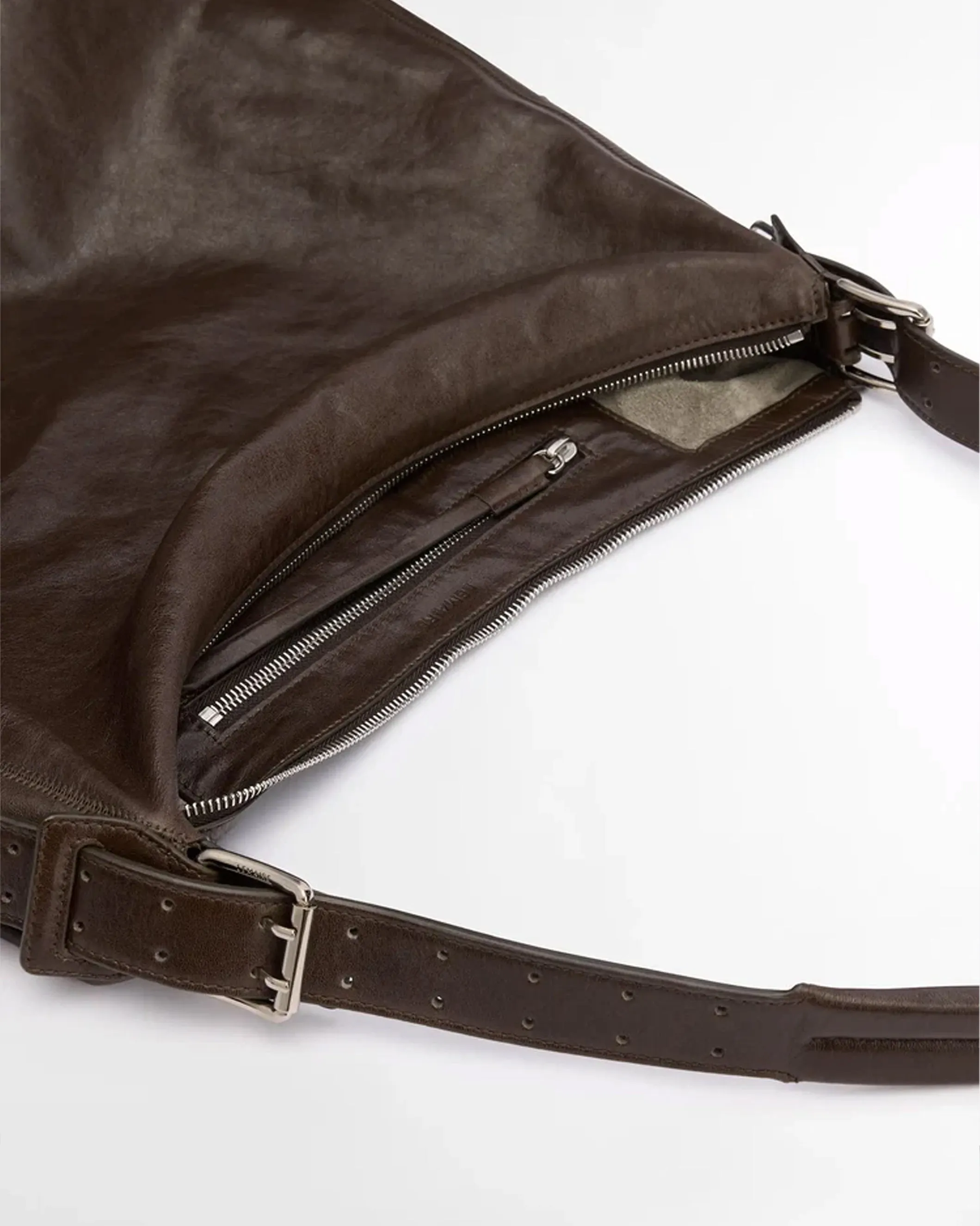 Belted Hobo Bag