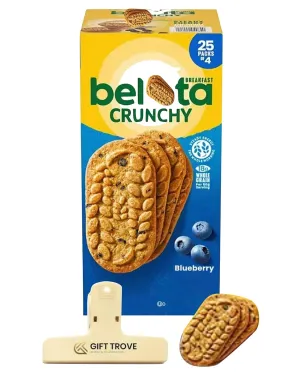 BelViita Breakfast Biscuits, with Bag Clip (Blueberry)