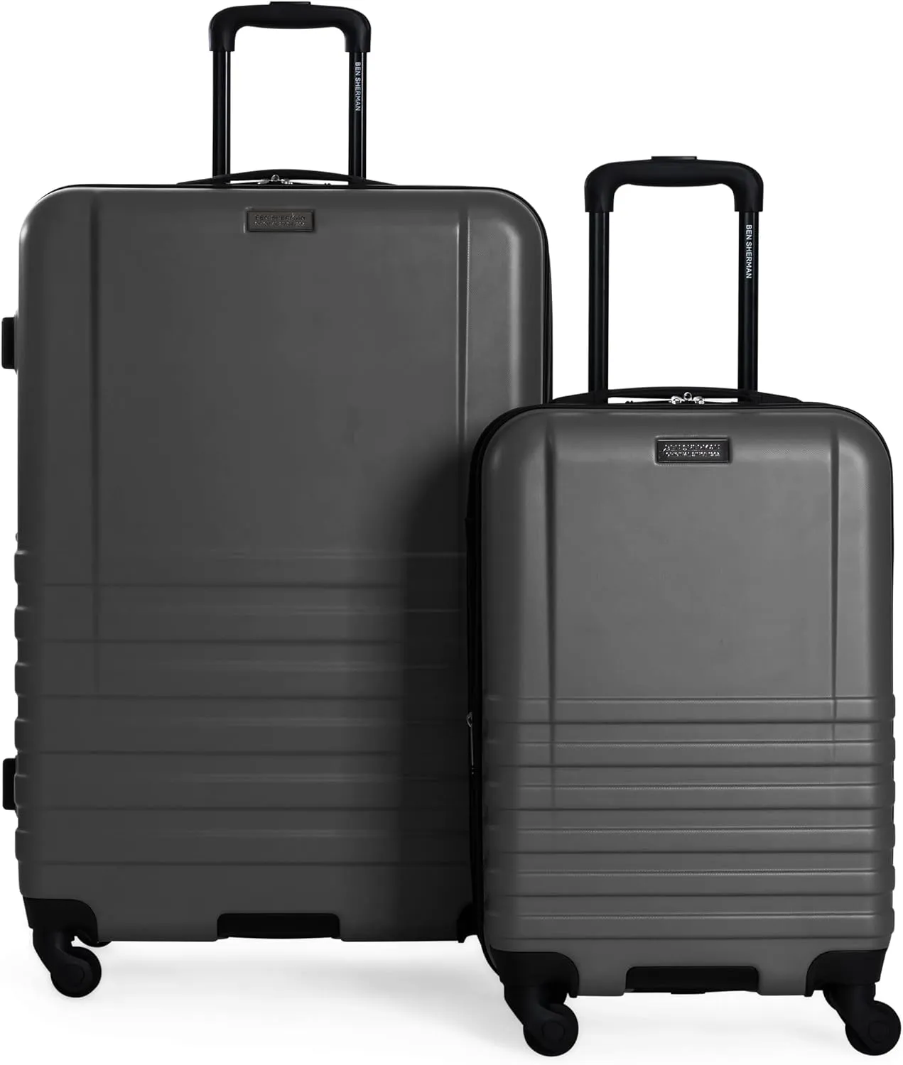 Ben Sherman Hereford Spinner Travel Upright Luggage, Grey, 2-Piece Set (20" & 28")