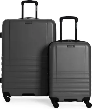 Ben Sherman Hereford Spinner Travel Upright Luggage, Grey, 2-Piece Set (20" & 28")