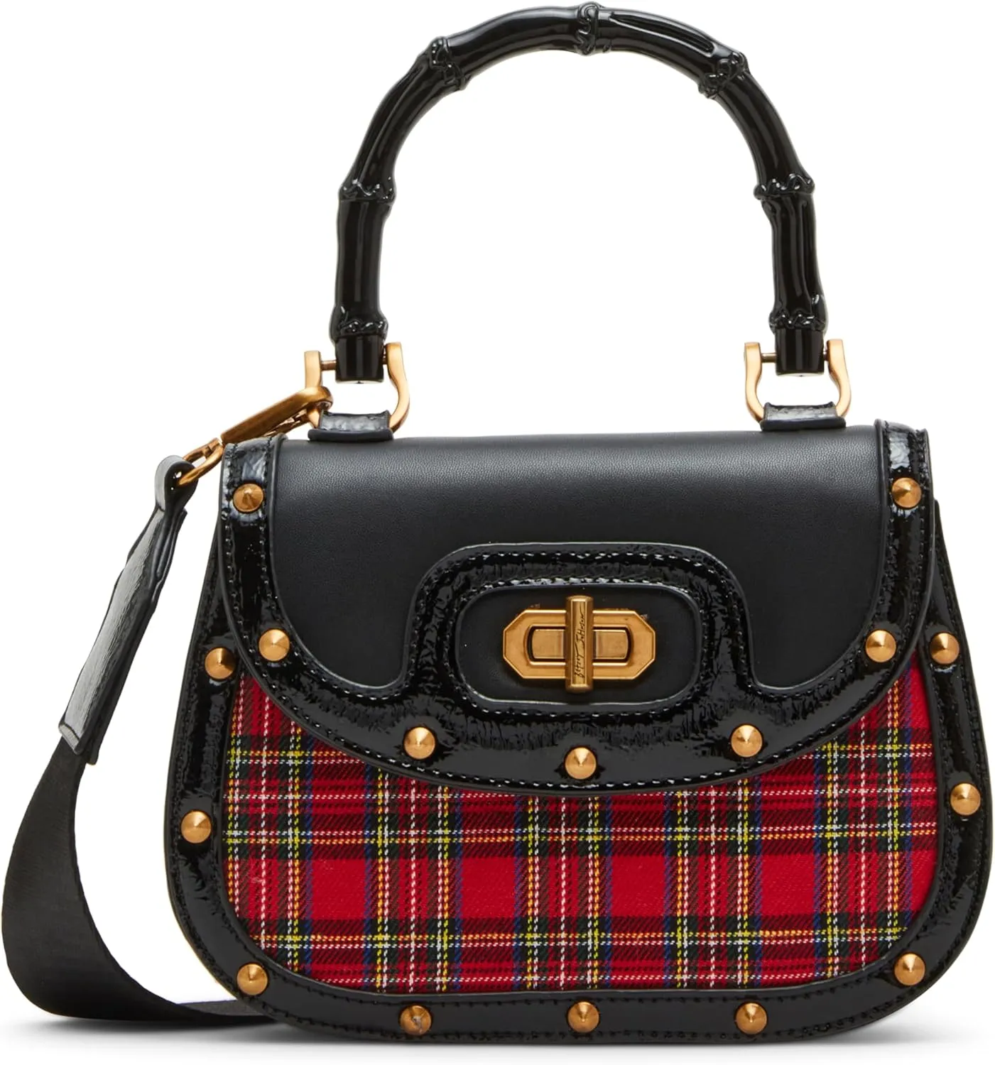 Betsey Johnson Sweet-Tartan Top Handle
