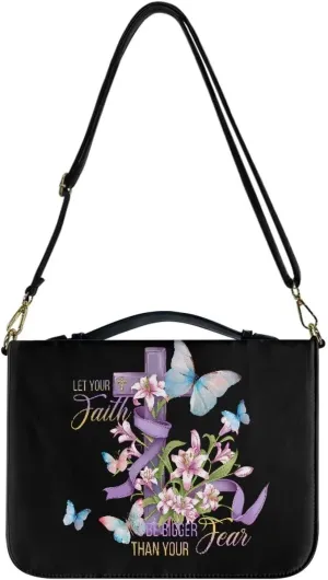 Bible Covers Leather Waterproof Carrying Book Case for Women Men Crossbody Bible Case Bible Bag