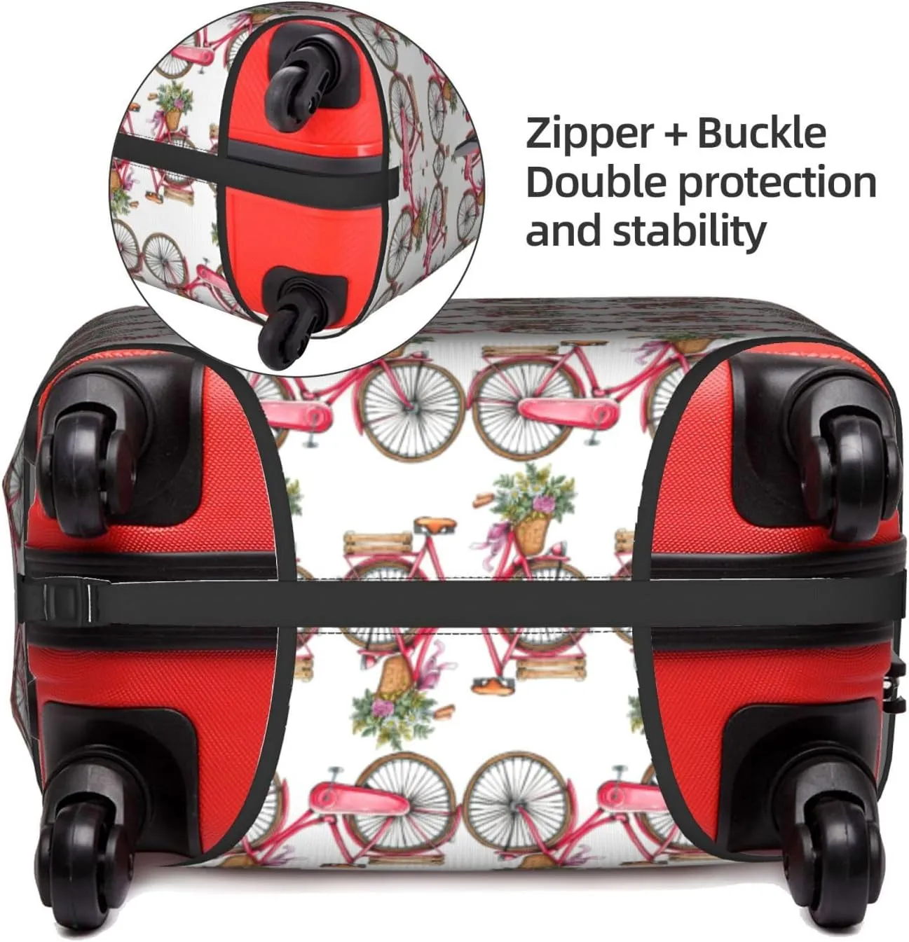 Bicycle Travel Box Protective Cover,Travel Luggage Cover,Suitcase Protector Fits 18-32 In,Suitcase Cover