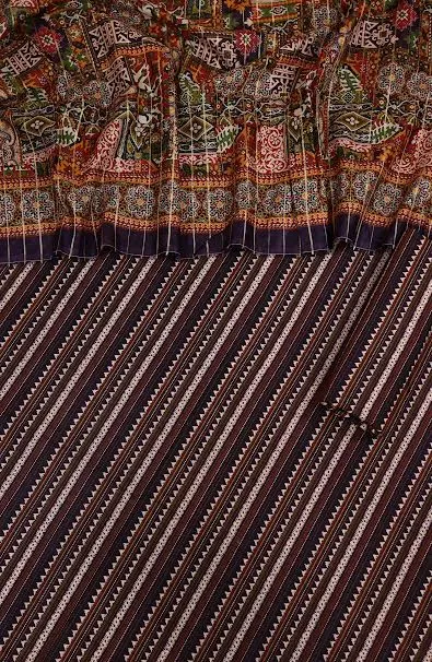 Bin Saeed Unstitch Printed & Embroidered Lawn Collection D-83