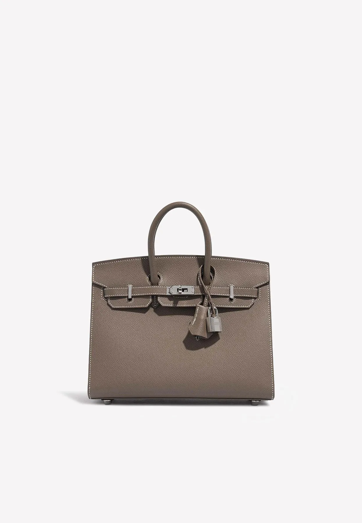 Birkin 25 in Etoupe Epsom Leather with Palladium Hardware