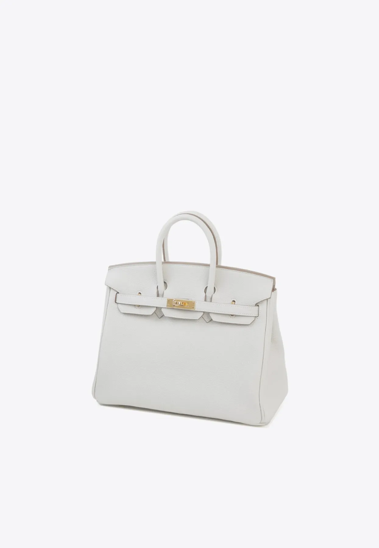 Birkin 25 in Gris Pale Togo Leather with Gold Hardware