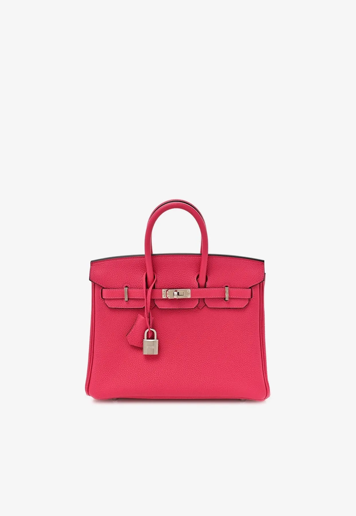 Birkin 25 in Rose Mexico Togo Leather with Palladium Hardware