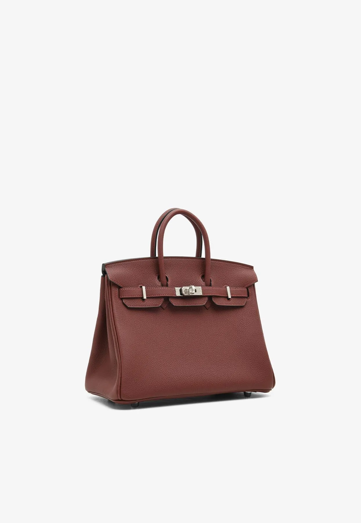 Birkin 25 in Rouge H Togo Leather with Palladium Hardware