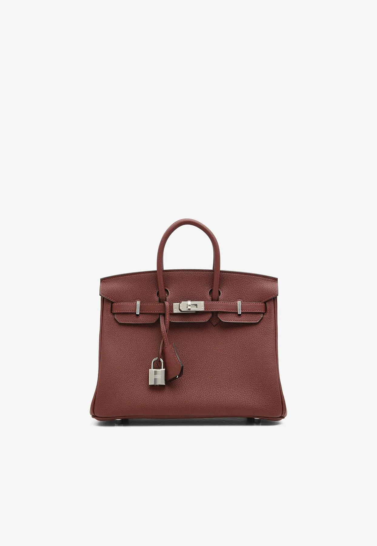 Birkin 25 in Rouge H Togo Leather with Palladium Hardware
