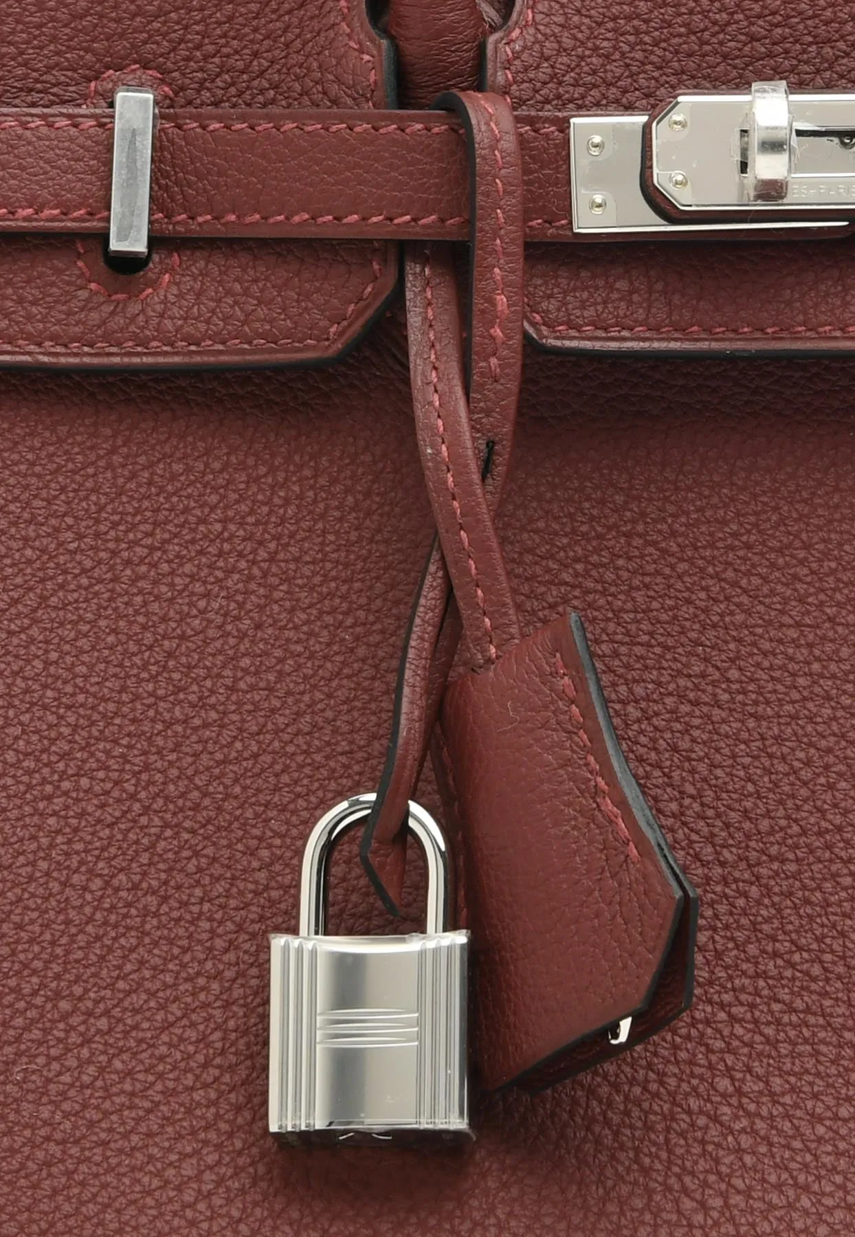 Birkin 25 in Rouge H Togo Leather with Palladium Hardware