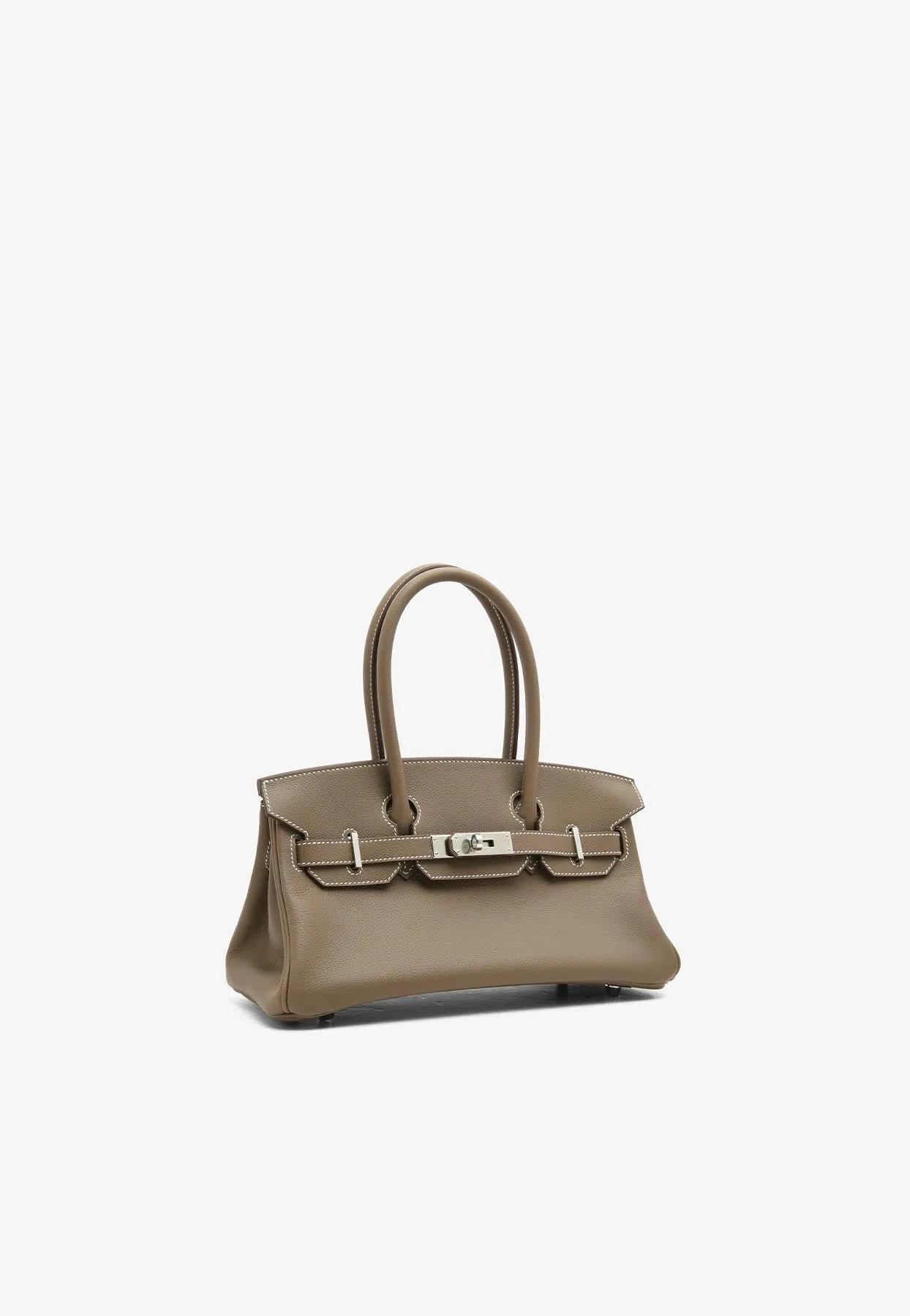Birkin Shoulder Light 29 in Etoupe Evercolor Leather with Palladium Hardware