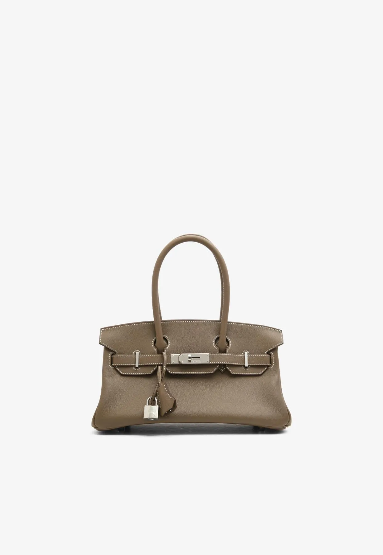 Birkin Shoulder Light 29 in Etoupe Evercolor Leather with Palladium Hardware