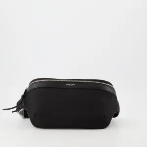 Black Nylon Belt Bag