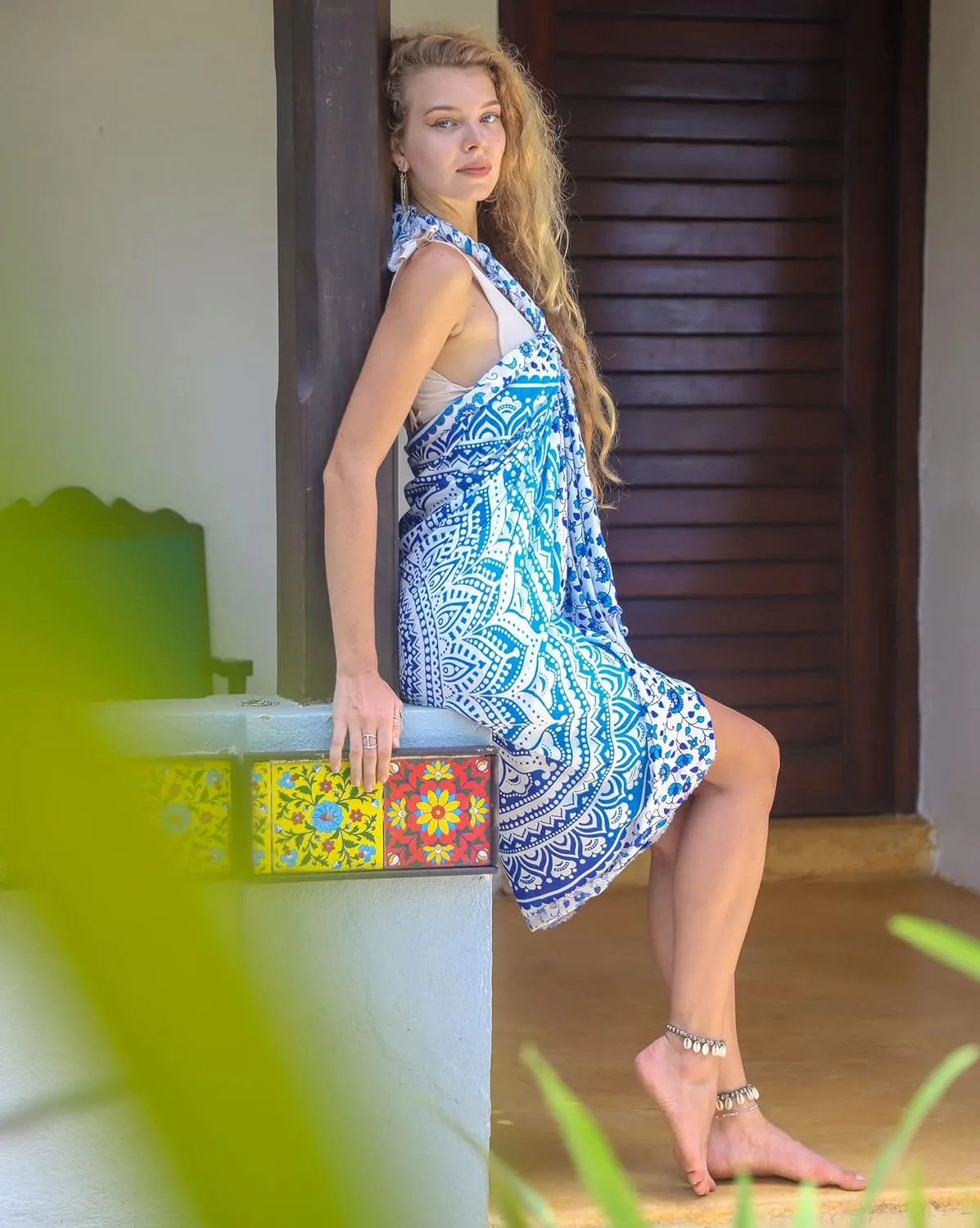 Boho Chic Pareo - Mandala Pareo - Bikini Swimsuit Cover Up - Beach Dress - Wrap