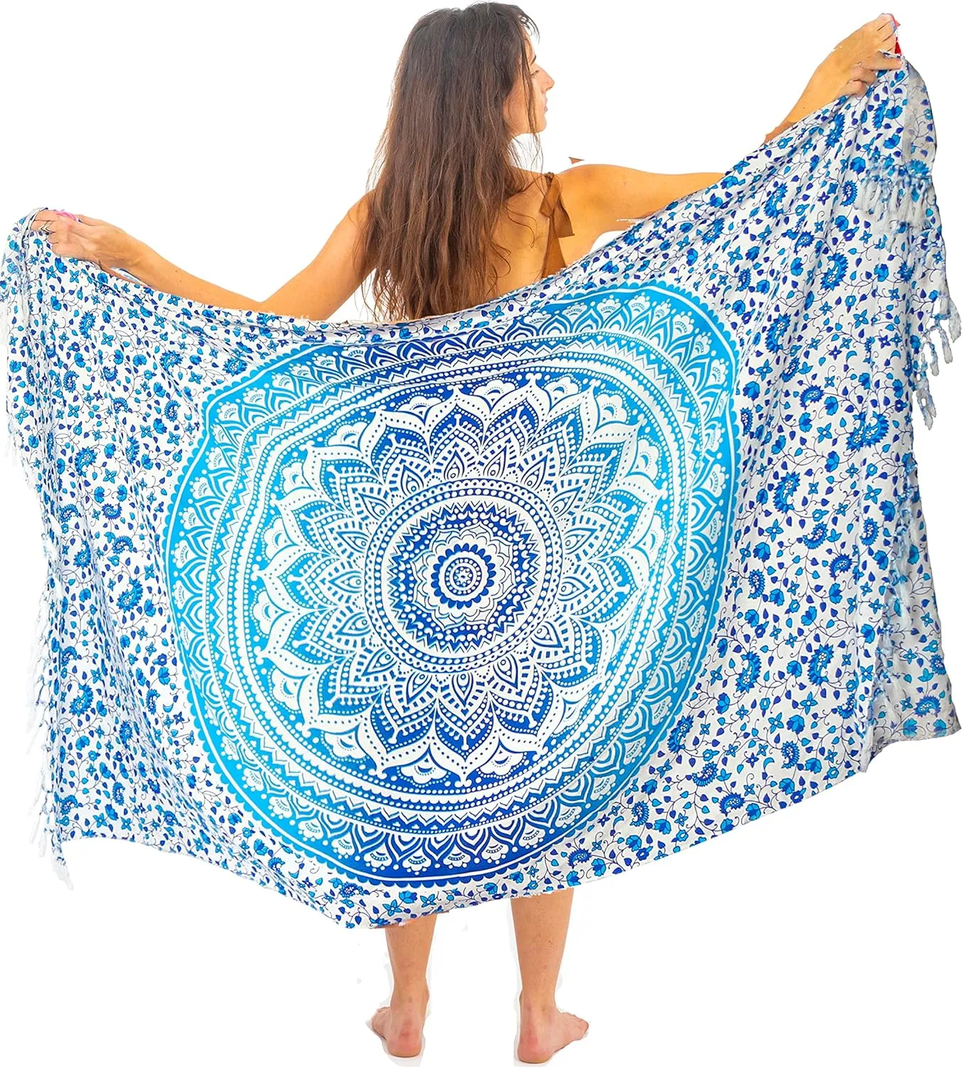 Boho Chic Pareo - Mandala Pareo - Bikini Swimsuit Cover Up - Beach Dress - Wrap