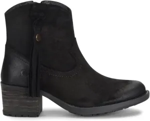 BORN Womens Alondra Fringe Block Heel Cowboy, Western Boots