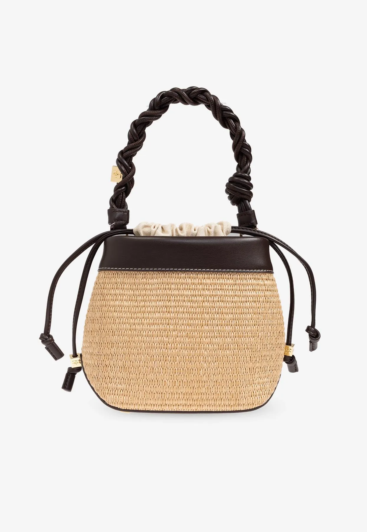 Bou Raffia Bucket Bag