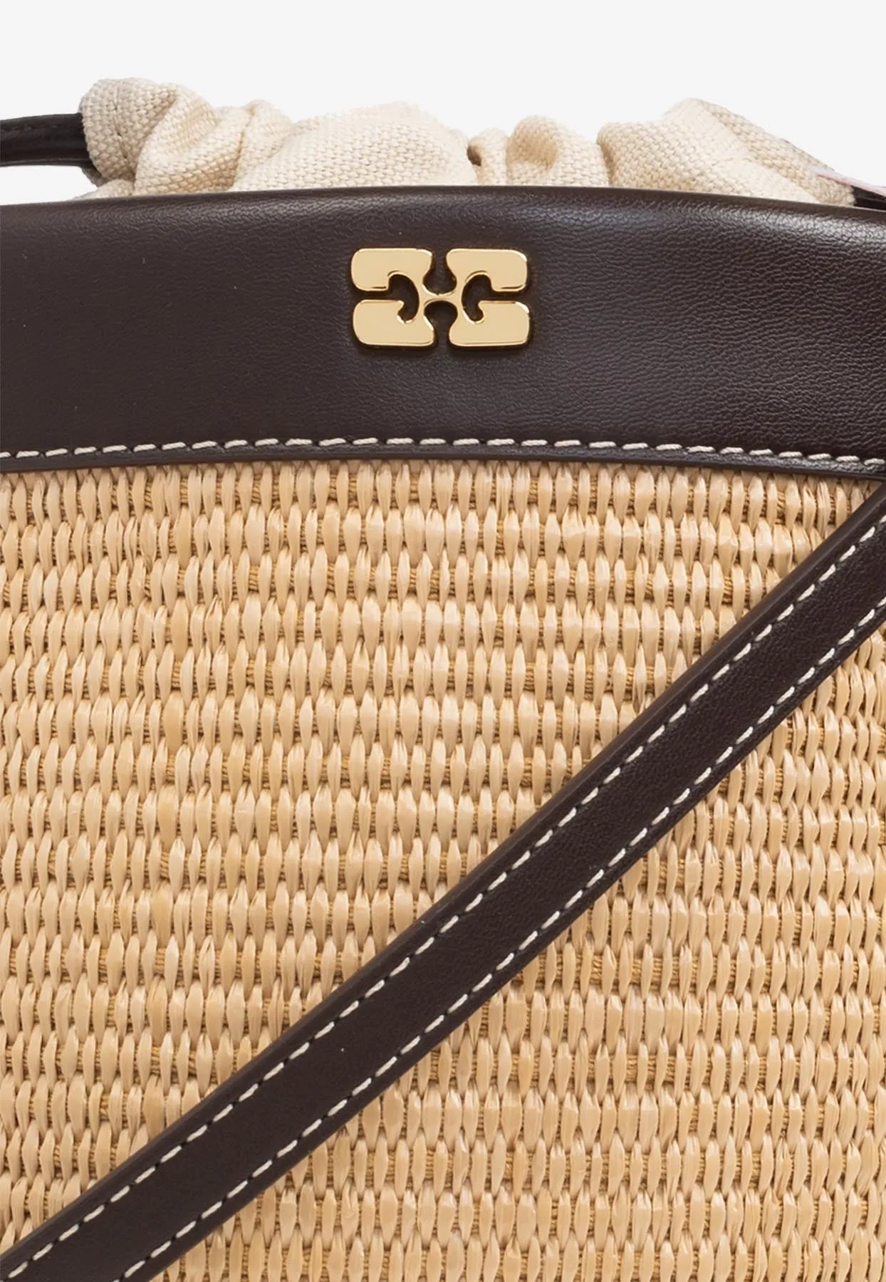 Bou Raffia Bucket Bag