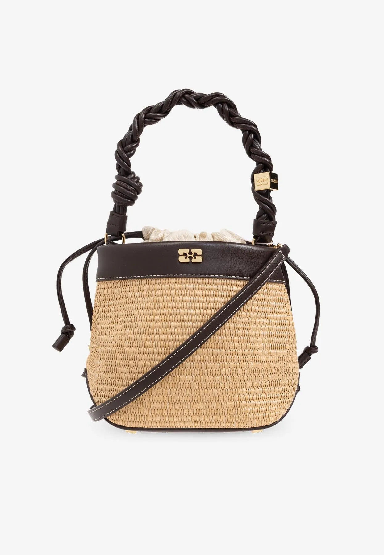 Bou Raffia Bucket Bag