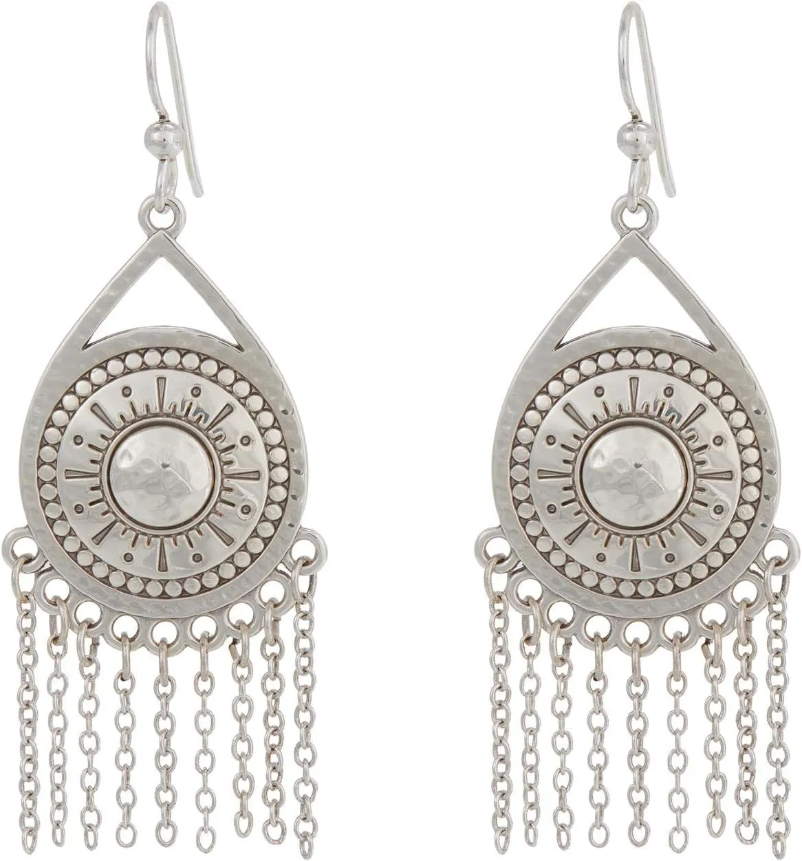 Brighton Marrakesh Neutral Fringe Earrings Neutral One Size