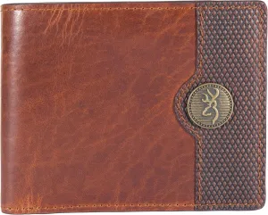 Browning Men's Rugged Western, Heavy-Duty Wallets, Available in Multiple Styles