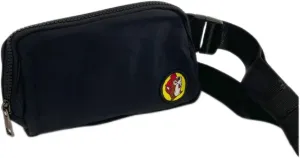 Buc-ee's Black Cross Body Bag/Fanny Pack/Shoulder Bag with Beaver logo and adjustable strap.
