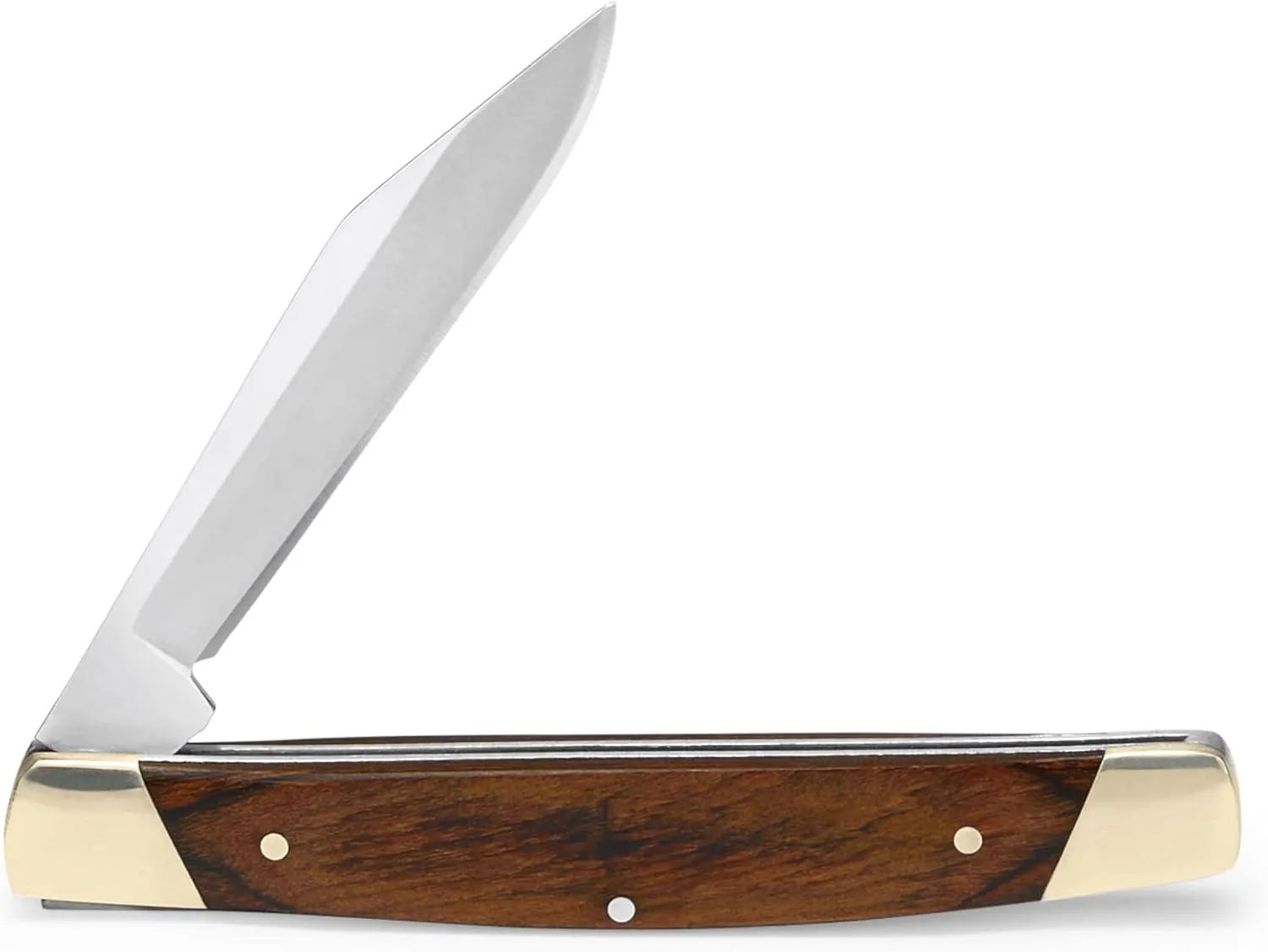 Buck Knives 379 Solo Single-Blade Folding Pocket Knife with Wood Handle