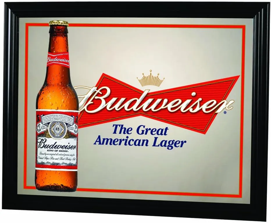 Budweiser 22-Inch Printed Mirror