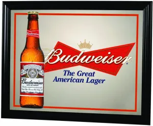 Budweiser 22-Inch Printed Mirror