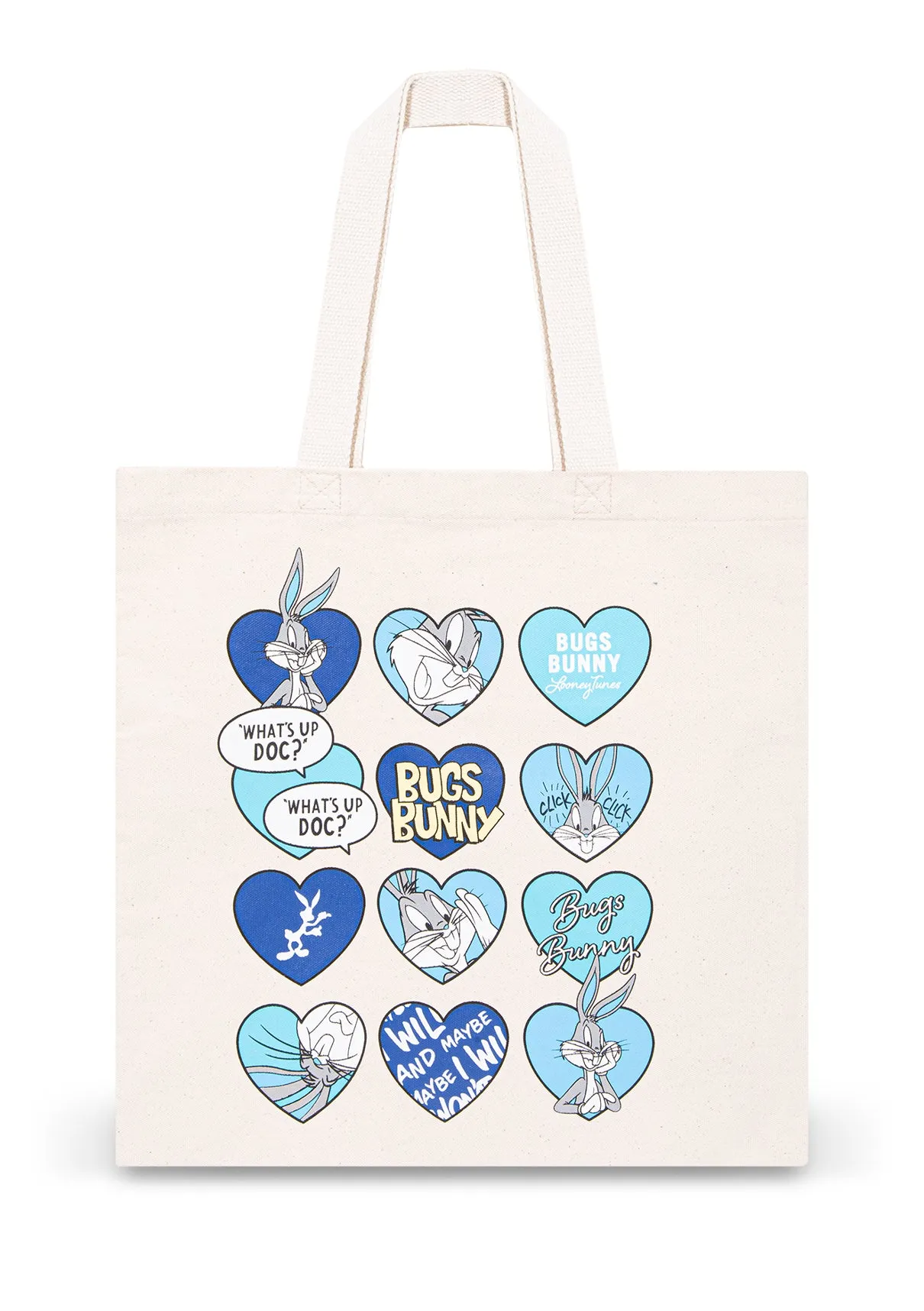 Bugs Bunny Printed White Shopper Bag
