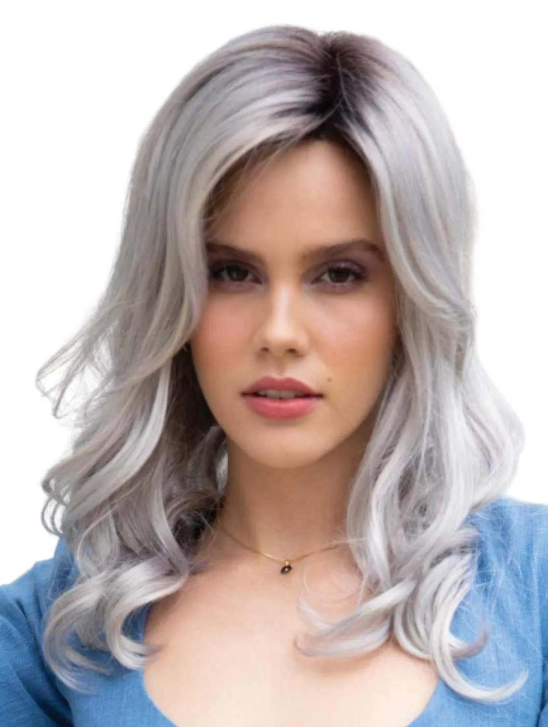 Bundle - 2 items: Ensley Wig by Rene Paris (item#1), Christy's Wigs Q & A Booklet (item#2) - Color: Creamy Dolce