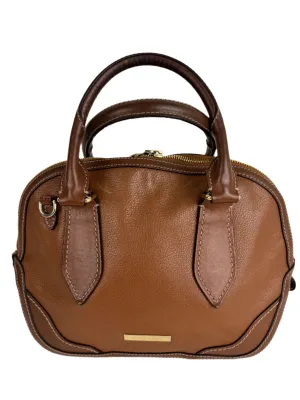 Burberry Leather Orchard Handle Bag