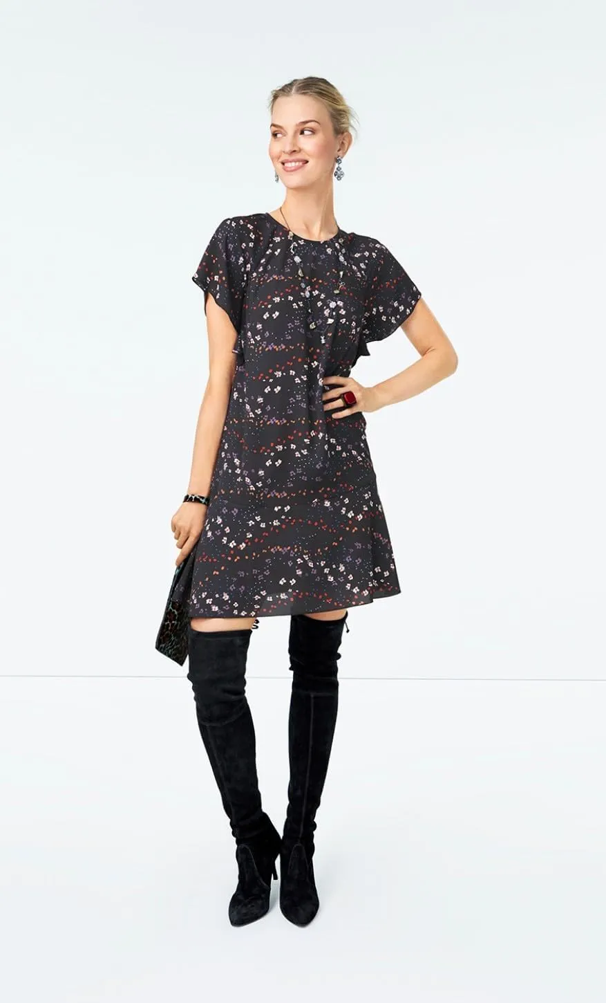 Cabi Printed Dress