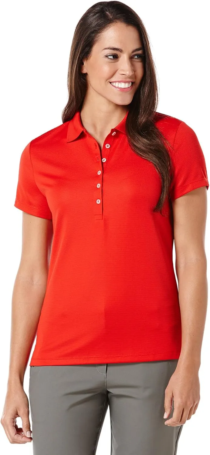 Callaway Women's Short Sleeve Ottoman Performance Golf Polo With Sun Protection (Size Small - 4X-Large)