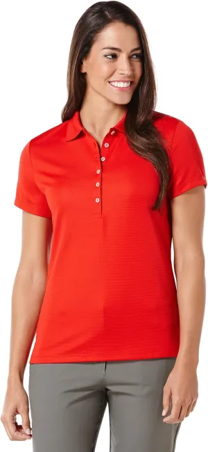 Callaway Women's Short Sleeve Ottoman Performance Golf Polo With Sun Protection (Size Small - 4X-Large)