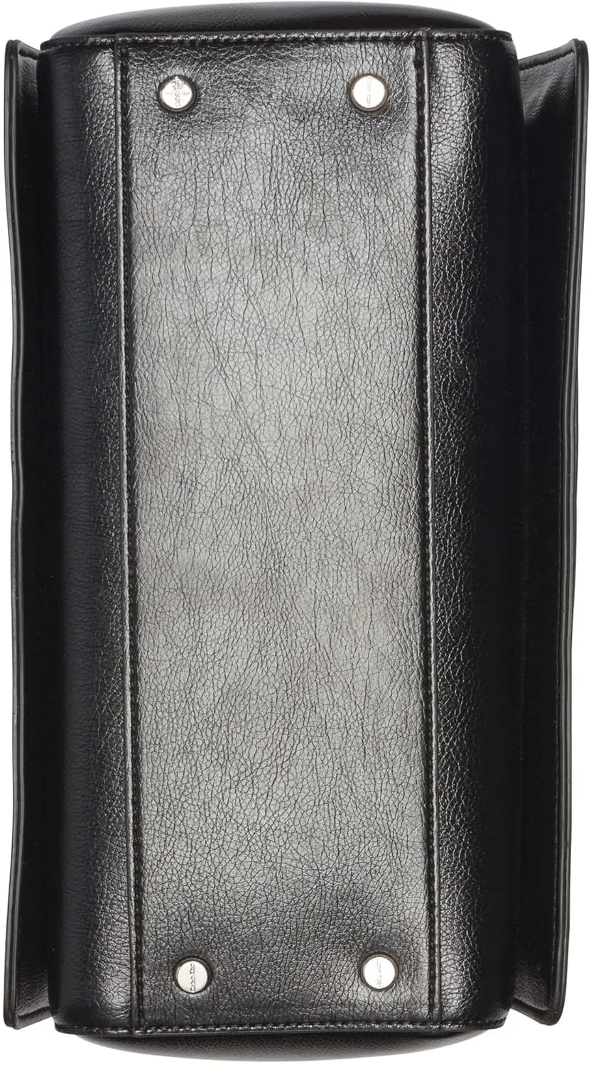 Calvin Klein Basalt Flap Top Handle Satchel