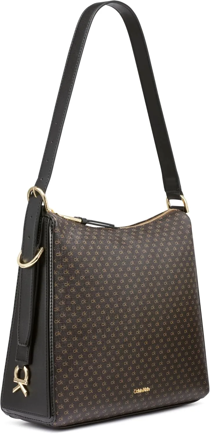 Calvin Klein Mandy Top Zip Shoulder Bag