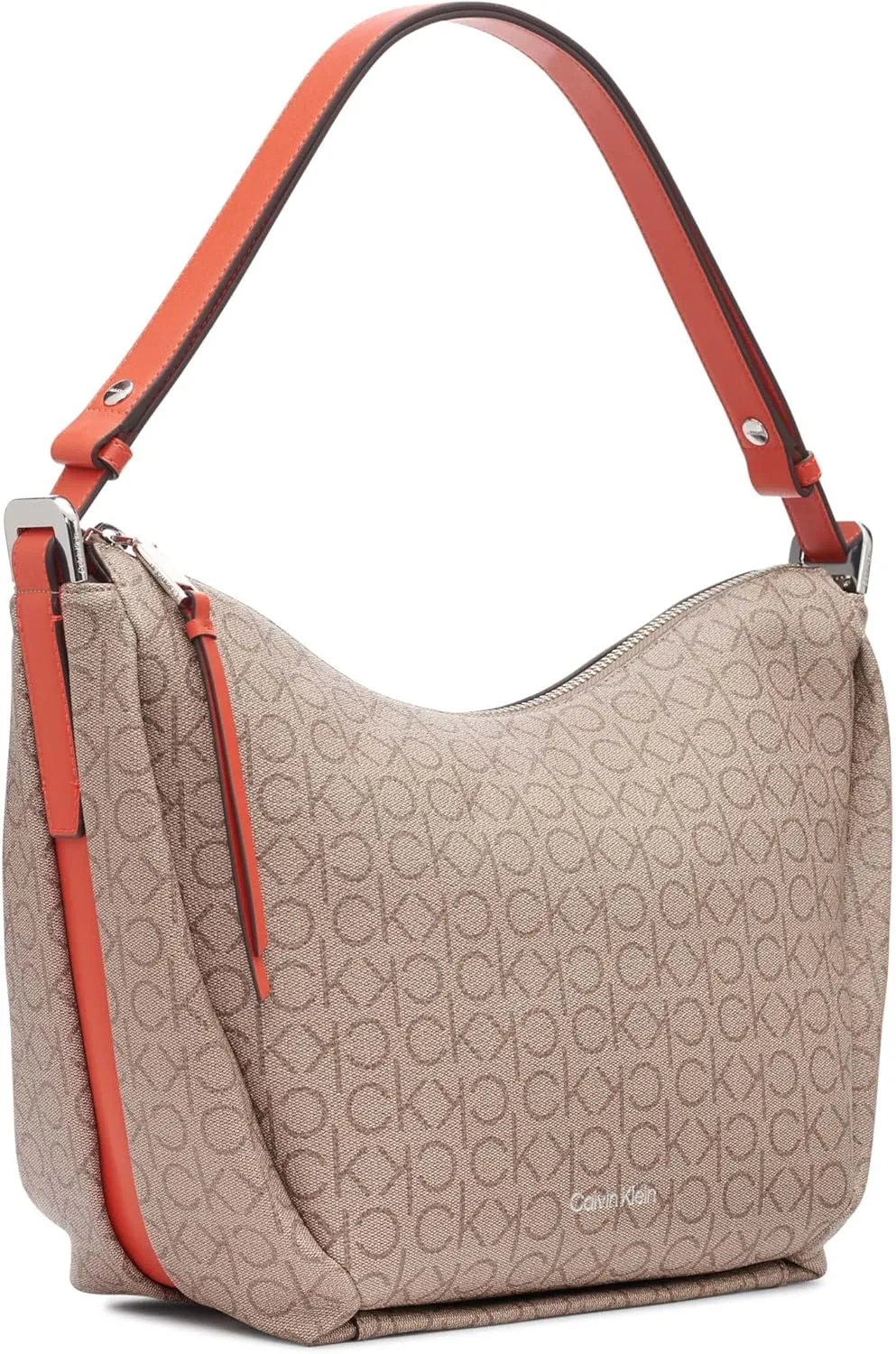 Calvin Klein Prism Top Zip Convertible Hobo Shoulder Bag