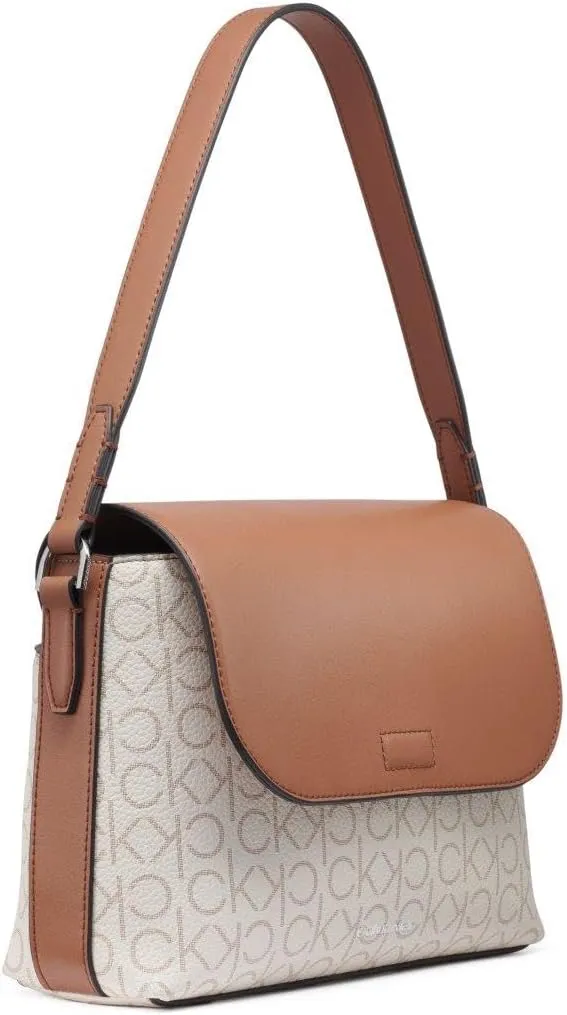 Calvin Klein Women's Millie 2 in 1 Flap Shoulder Bag & Crossbody