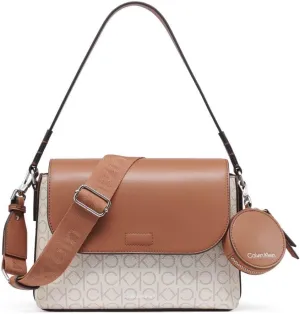 Calvin Klein Women's Millie 2 in 1 Flap Shoulder Bag & Crossbody