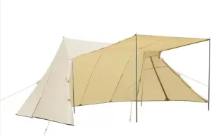 Canopy Tent, Outdoor Camping Pergola, Camping Rainproof Awning, Windproof and Stable, Can Be Used As A Projection Screen,L