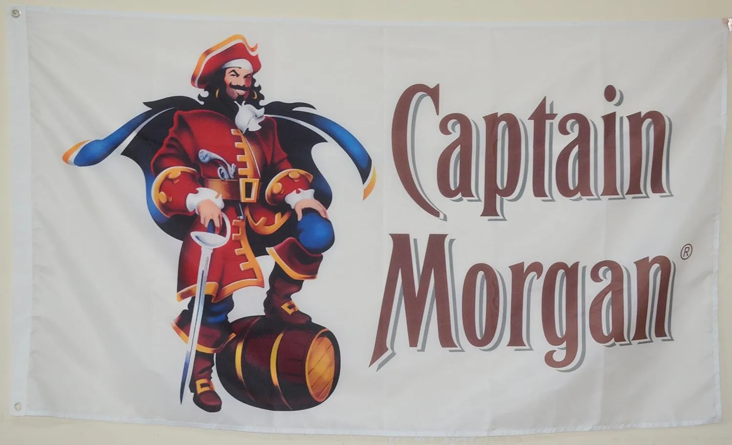 Captain Morgan Beer Flag Rum Banner 3x5 Feet Man Cave (I)