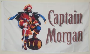 Captain Morgan Beer Flag Rum Banner 3x5 Feet Man Cave (I)