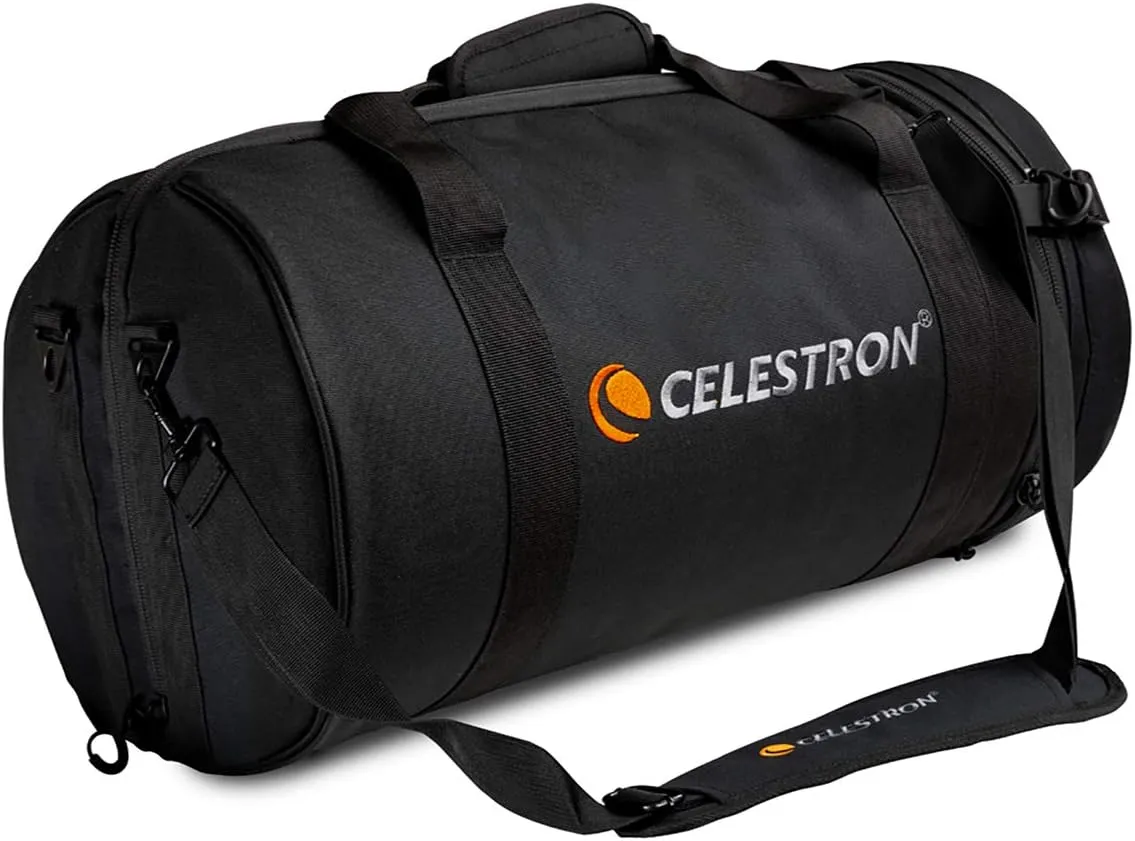 Celestron – 8” Telescope Optical Tube Bag – Custom Carrying Case Fits Schmidt-Cassegrain and EdgeHD – Ultra-Durable Protective Walls – Padded Straps for Easy Carry