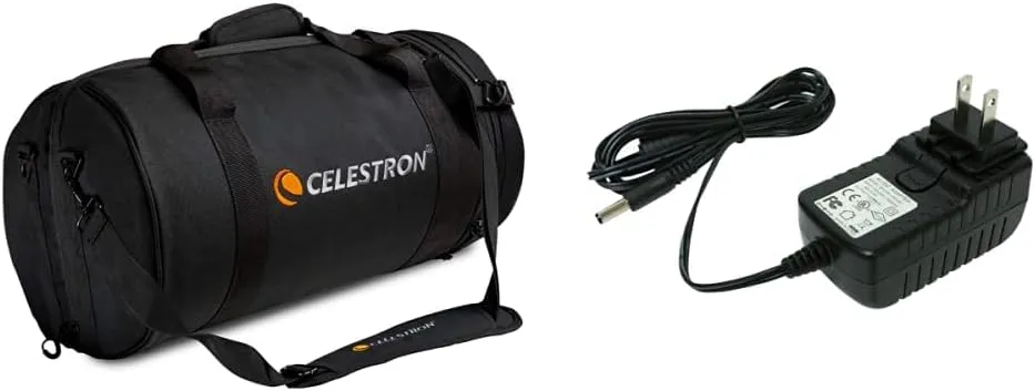 Celestron 8" Telescope Optical Tube Bag and AC Adapter